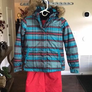 Roxy snow jacket and snow pants